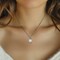 Wrapables Round 10mm Round No Holes Faux Pearls, Imitation Pearls for Jewelry Making (Set of 50), Silver White
